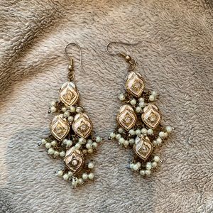 Gold & Silver Statement Earrings